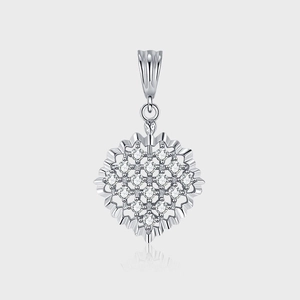 Collier Pendentif Cœur en Argent Sterling S925 pour Femmes Bijoux de Luxe en Forme de Cœur avec Strass Étincelants