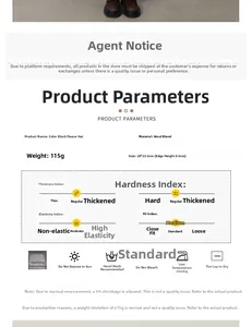 Detailed technical specifications for a warm wool blend contrast color knitted beanie hat
