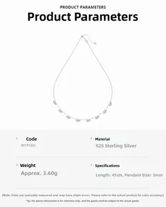 Detailed view of 925 sterling silver chain with minimalist 3mm polished ball pendants