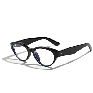 Vintage Cat Eye Sunglasses For Women Men Retro PC Frame AC Lens UV400 Protection Stylish Tortoiseshell Black Sunglasses