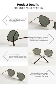 Détails de la monture écaille, charnières dorées et branches antidérapantes de lunettes