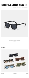 Detail shot of stylish aviator sunglasses with color options and frame size markings