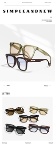 Detail view of square oversized sunglasses featuring star-shaped silver metal hinges