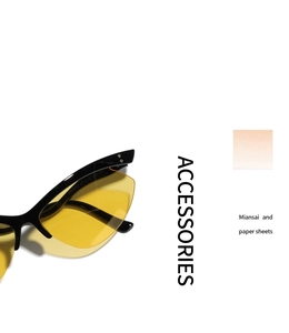 Detail shot of sunglasses temple interior showing model SS0052 and size specifications
