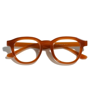 Lunettes de Soleil Rétro Monture Ronde pour Hommes Femmes Protection UV400 Monture PC Verre AC Lunettes de Mode pour Conduire Voyage