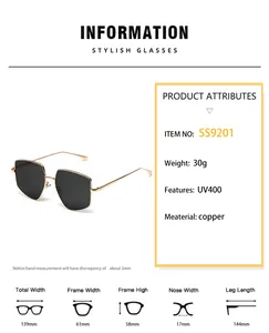 Detailed size chart and dimensions for these vintage oversized polygonal sunglasses