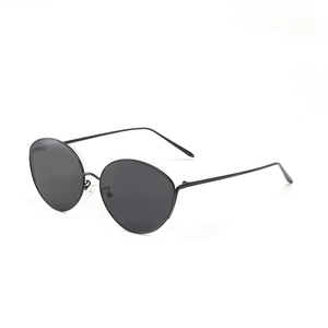 Lunettes de Soleil Ovales Rétro avec Monture en Métal pour Hommes Femmes Style Punk Vintage Lunettes de Soleil Tendance Protection UV400 Accessoire Streetwear