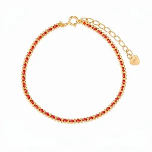 925 Sterling Silver Braided Rope Bracelet For Women Minimalist Geometric Round Beads Adjustable Fashion Jewelry Lucky String Wristband