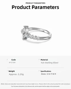 Macro detail of S925 sterling silver ring with marquise cubic zirconia inlay specs