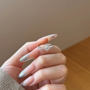 Macro shot of marquise-cut zircon ring with micro-pave setting in 925 silver finish