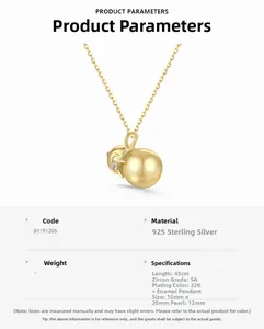 Macro view of S925 silver 22K gold panda pendant with 12mm pearl and 5A zircon details