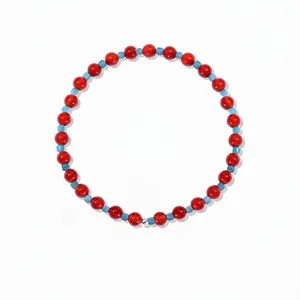 S925 Sterling Silver Natural Red Agate Apatite Beaded Bracelet For Women Minimalist Natural Stone Jewelry Delicate Hand Bracelet Gift