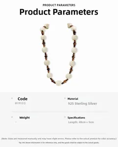 Detail view of S925 sterling silver necklace with natural tiger eye beads and specs