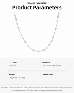 Détail du collier en argent sterling 925 avec perles rondes et olives pour femmes