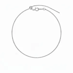 Minimalist 925 Sterling Silver Bracelet For Women Adjustable Box Chain Bracelet Fine Jewelry For Daily Wear And Gifts