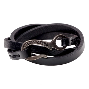 Retro Men Genuine Leather Bracelet Multilayer Braided Rope Hook Buckle Handmade Punk Wrap Wristband Fashion Jewelry Accessory