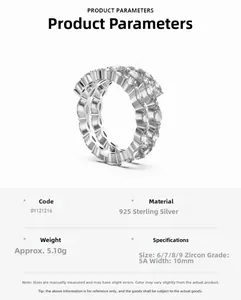 Macro detail of S925 sterling silver multi-layer ring with marquise-cut zircon stones