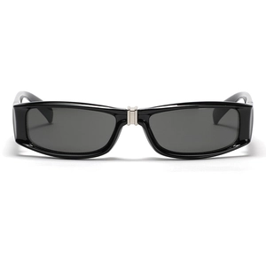 Y2K Retro Punk Rectangular Sunglasses For Men Women PC Frame AC Lens UV400 Protection Future Style Cyber Fashion Eyewear