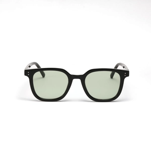 Retro Square Frame Sunglasses PC AC Material UV400 Protection Rivet Fashion Sunglasses For Women Men Outdoor Travel Daily Wear