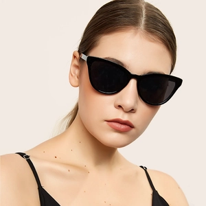 Vintage Cat Eye Sunglasses For Women Retro PC Frame AC Lens UV400 Protection Fashion Outdoor Travel Eyewear Sunglasses