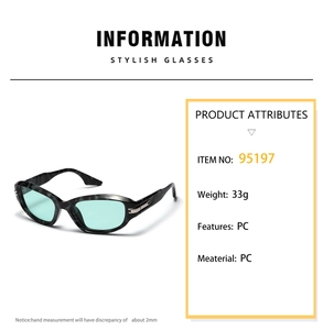 Detaillierte Spezifikationen der Brille 95197 mit dunkel meliertem PC-Rahmen