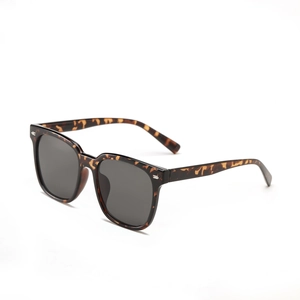 New Oversized Square Hip Hop Sunglasses For Women Men Transparent PC Frame AC Lens UV400 Rivet Fashion Retro Sun Glasses