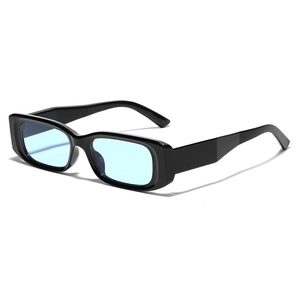 Lunettes de Soleil Carrées Rétro pour Femmes Hommes Monture PC Lentille AC Protection UV400 Verres Teintés Mode Vintage pour Voyage