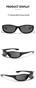 Detail view of square Y2K sunglasses with black frame and decorative metal studs