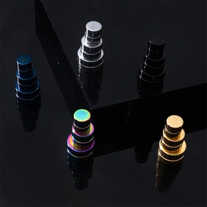 Boucles d'Oreilles Clous Magnétiques Rondes Unisexe Sans Perçage en Acier Inoxydable Double Face Magnétique Clip-On Bijoux Homme Femme