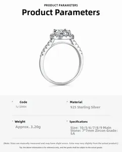 Detail of 925 sterling silver ring featuring a 7x7mm square 5A cubic zirconia stone