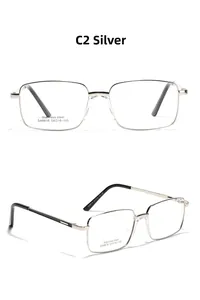 Detailed macro view of silver stainless steel glasses frame with sizing and CE markings