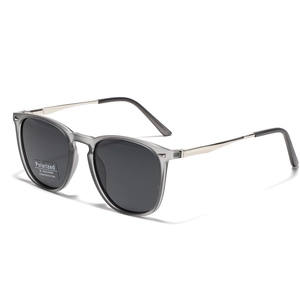 TR90 Polarized Square Sunglasses For Men Women Retro Rivet Driving Glasses UV400 Protection Metal Temple Fashion Sun Glasses