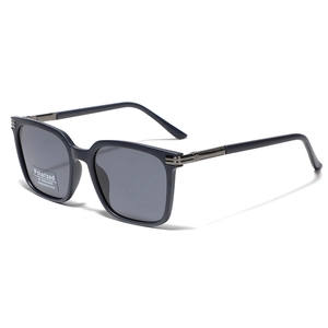 TR90 Metal Square Polarized Sunglasses For Men UV400 Protection Driving Sunglasses Street Hip Hop Retro Shades Eyewear