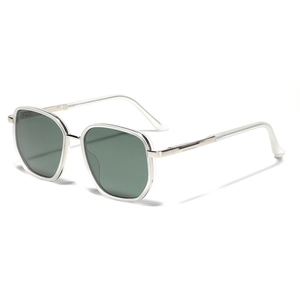 Occhiali da Sole Quadrati Polarizzati Montatura in Metallo TR90 per Uomo Donna Protezione UV400 Occhiali alla Moda per Guida Viaggi