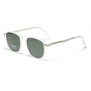 Lunettes de Soleil Polarisées Rondes Vintage Pour Hommes Femmes Monture en Métal TR90 Protection UV400 Conduite Pêche Mode Extérieur