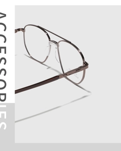 Detail view of aviator double bridge frame with 55-17-143 size specifications