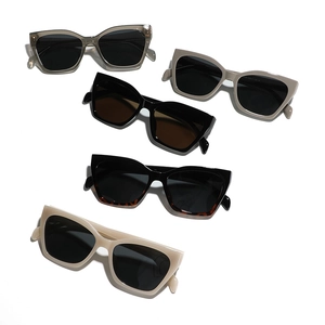 Vintage Cat Eye Sunglasses For Women Men TR90 Frame TAC Lens Square Retro Streetwear UV400 Outdoor Sun Shades Eyewear