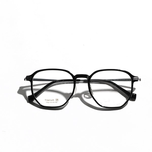 Retro Square Pure Titanium TR90 Optical Glasses Frame For Women Men Vintage Multi-polygon Clear Lens Fashion Eyewear Frame