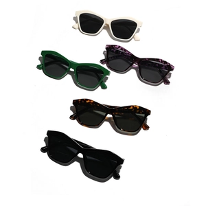 Retro Cat Eye Sunglasses For Women Men Vintage PC Frame AC Lens UV400 Protection Fashion Outdoor Travel Geometric Eyewear