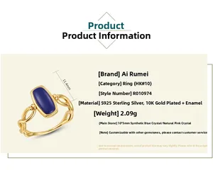 Macro detail of vintage S925 gilded ring with rectangular lapis lazuli and wrapped texture