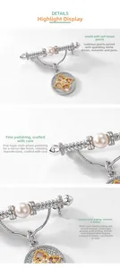 Macro detail of freshwater pearl brooch with S925 silver polishing and gold plating