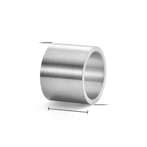 Macro shot of 19mm wide brushed titanium steel ring with polished finish and 20g weight