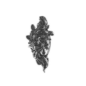 Ethnic relief mask pendant for men featuring classic antique patterns and exotic style