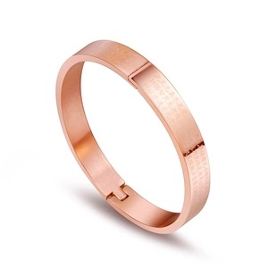 Titanium Steel Heart Sutra Bangle For Women Men Engraved Buddhist Scripture Jewelry Polished Brushed Latch Cuff Bracelet