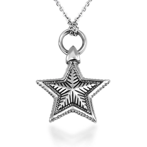 Vintage Gothic Titanium Steel Double Sided Pentagram Star Pendant Necklace For Men Women Unisex Punk Fashion Jewelry