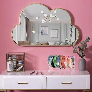Clear acrylic headband stand holder organizer showing multiple hair accessories