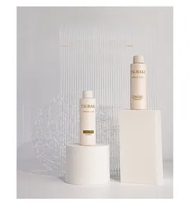 Water ripple acrylic sheet used as textured photography prop for cosmetic product styling