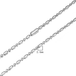 Collier Chaîne Minimaliste en Acier Inoxydable Nœud de Bambou pour Unisexe Hip Hop Poli Punk Style Bijoux Cadeau