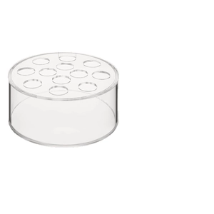 Clear acrylic 12-hole round centerpiece vase for floral dining table wedding decorations