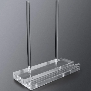 Acrylic Book Display Stand Clear Desktop Tablet CD Holder For Office Restaurant Home Menu Magazine Rack Modern Minimalist Organizer